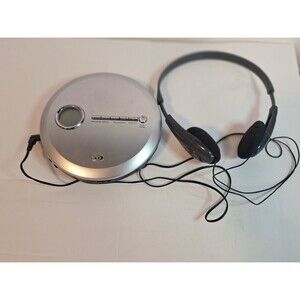 Durabrand Portable CD Player Model CD-857 Anti-Skip, Vtg  Works With Headphones
